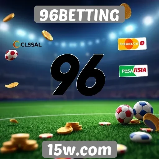 Opções de pagamento no site 96BETTING